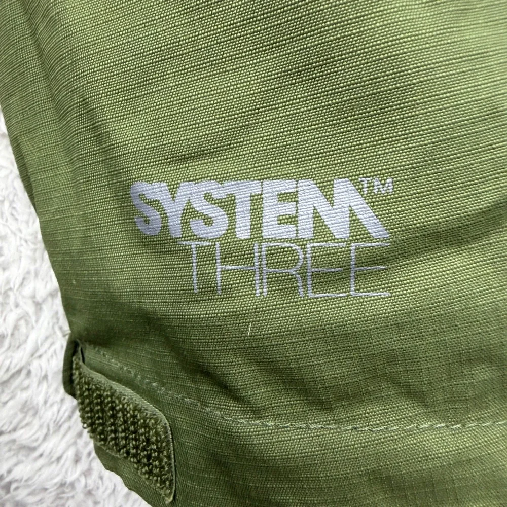 Eastern Mountain Sports EMS System Three Jacket Olive Green Mens XL Hooded Parka